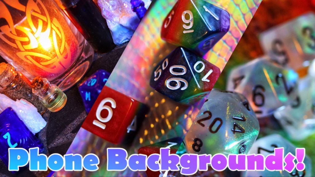 Dicey Phone Backgrounds have dropped on Ko-fi