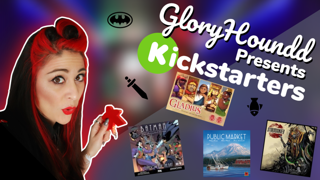 I’d back that Kickstarter with Batman: The Animated Series, Public Market, Stormsunder and Gladius!