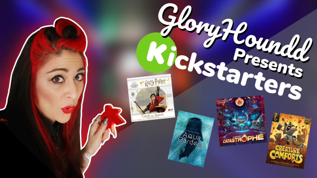 I’D back THAT KICKSTARTER WITH HARRY POTTER: CATCH THE SNITCH, CREATURE COMFORTS, AQUA GARDEN AND MISSION&nbsp;CATASTROPHE!